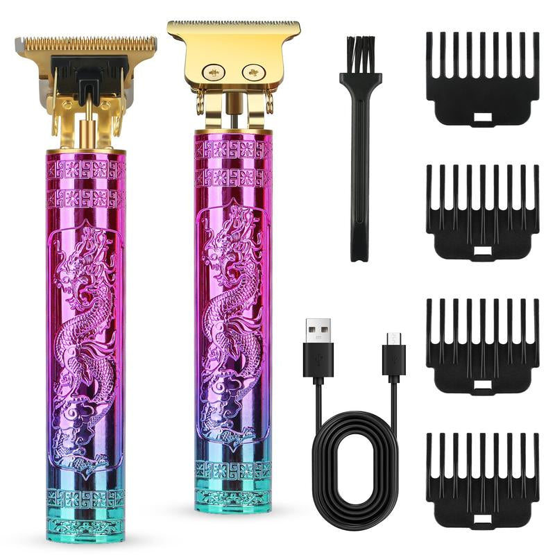 Professional Trimmer Hair Clippers, Cordless Barber Shaving Machine, USB Chargeable Beard Trimmer Beard Shaver for Men Father'S Day Gifts