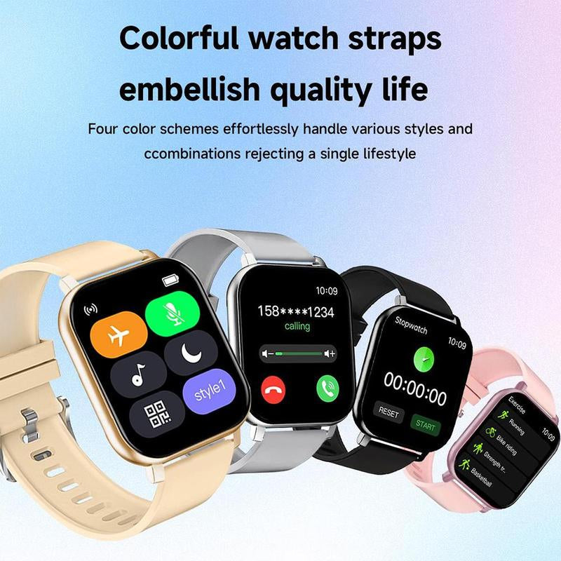 SIMSONLAB 1.83 Inch HD Smartwatch, 1 Count Fashionable Smartwatch with BT Calling & Check Weather, Sports Tracking Smartwatch for Android and Ios, Sports Tracking Wristwatch