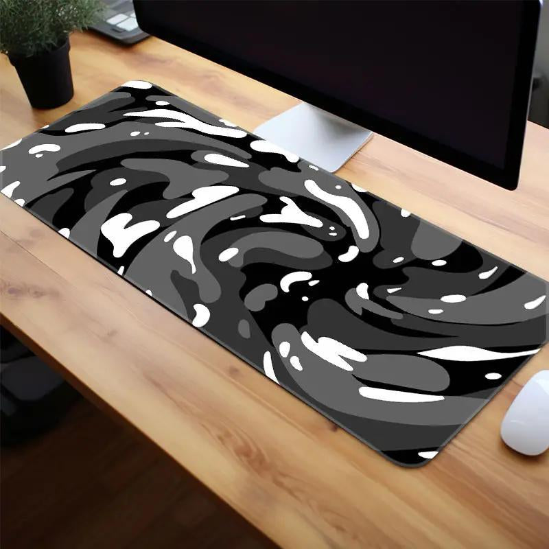 Creative Abstract Fluid Pattern Mouse Pad, Rectangle Gaming Mouse Pad, Office Decorative Mouse Mat for Home Office Desk