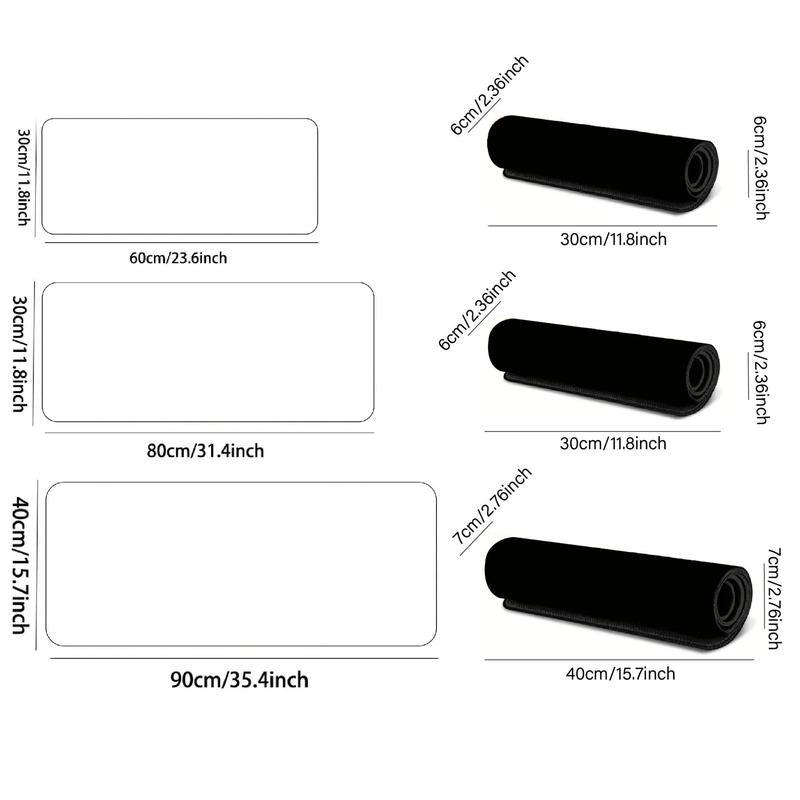 Creative Abstract Fluid Pattern Mouse Pad, Rectangle Gaming Mouse Pad, Office Decorative Mouse Mat for Home Office Desk