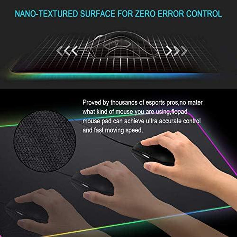 RGB Mousepad Led Mouse Pad, Large Mouse Pad,Led and Big Mouse Mat
