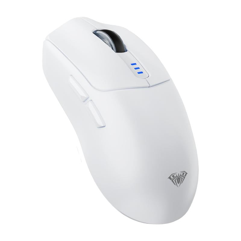 AULA SC580 Wireless Gaming Mouse, Tri-Mode 2.4G/BT5.0/USB-C Gaming Mouse, 10000 DPI Rechargeable Wireless Mouse, Gaming Mouse with 6 Programmable Buttons and Summer Anti-Slip Stickers, Office Desktop Laptop PC Accessories