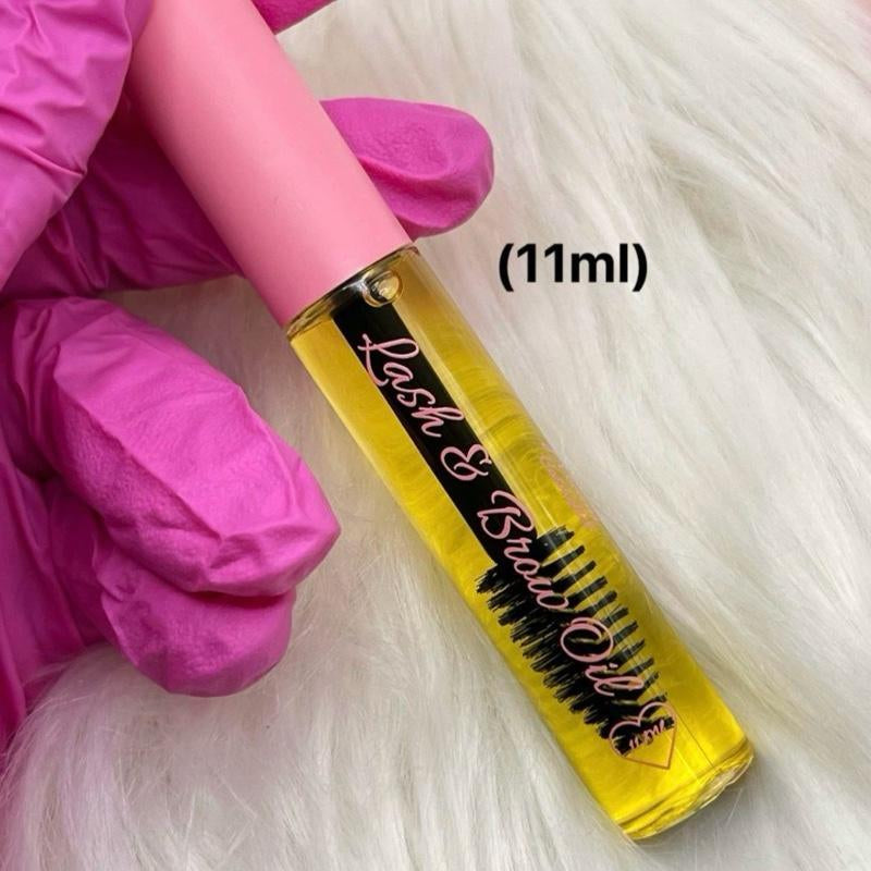 Aurora Moon Cosmetics All Natural Lash & Brow Growth Oil Makeup Lipgloss Avocado Mascara Nourishing Argan Oil Castor Oil Eyelash Oil Serum Eyebrow Growth Serum Jojoba