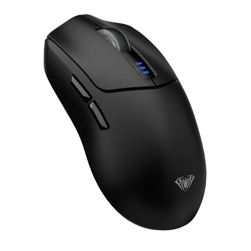 AULA SC580 Wireless Gaming Mouse, Tri-Mode 2.4G/BT5.0/USB-C Gaming Mouse, 10000 DPI Rechargeable Wireless Mouse, Gaming Mouse with 6 Programmable Buttons and Summer Anti-Slip Stickers, Office Desktop Laptop PC Accessories