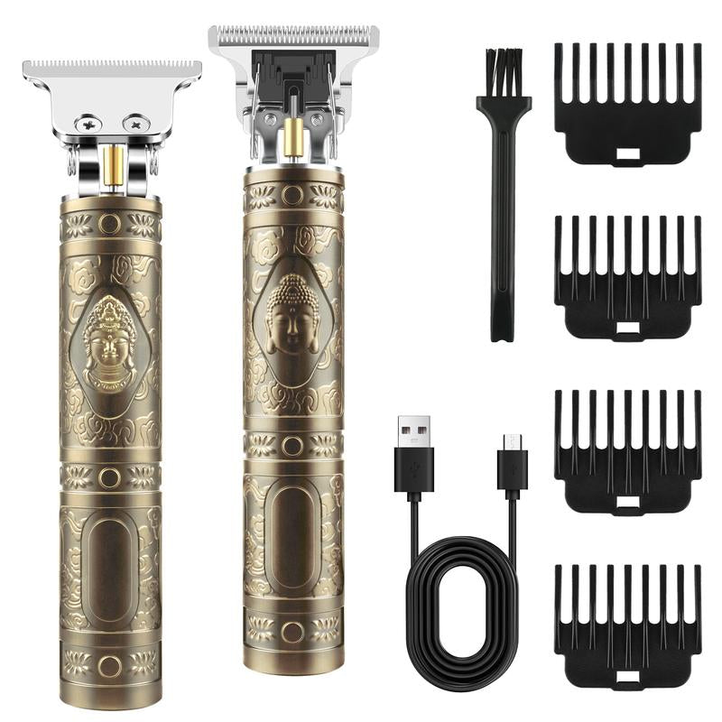 Professional Trimmer Hair Clippers, Cordless Barber Shaving Machine, USB Chargeable Beard Trimmer Beard Shaver for Men Father'S Day Gifts