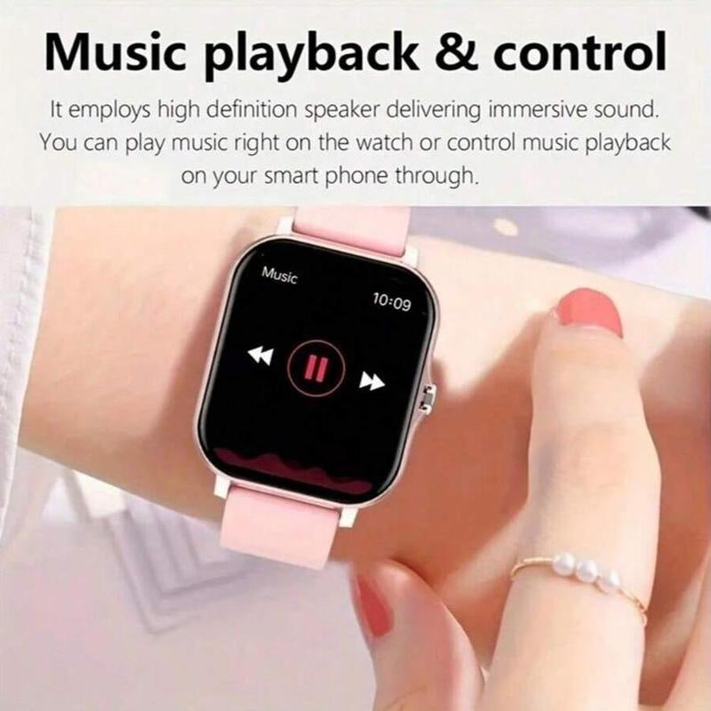 SIMSONLAB 1.83 Inch HD Smartwatch, 1 Count Fashionable Smartwatch with BT Calling & Check Weather, Sports Tracking Smartwatch for Android and Ios, Sports Tracking Wristwatch