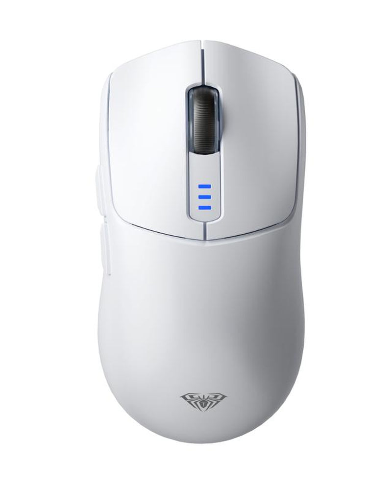 AULA SC580 Wireless Gaming Mouse, Tri-Mode 2.4G/BT5.0/USB-C Gaming Mouse, 10000 DPI Rechargeable Wireless Mouse, Gaming Mouse with 6 Programmable Buttons and Summer Anti-Slip Stickers, Office Desktop Laptop PC Accessories