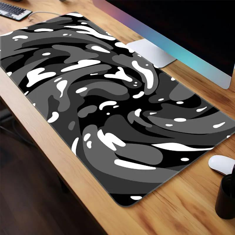 Creative Abstract Fluid Pattern Mouse Pad, Rectangle Gaming Mouse Pad, Office Decorative Mouse Mat for Home Office Desk