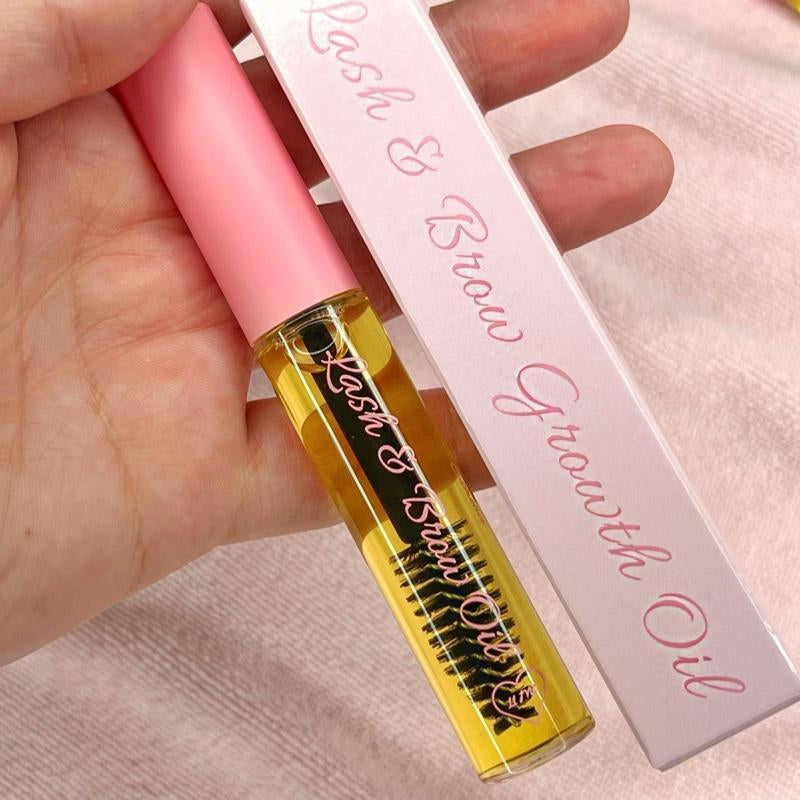 Aurora Moon Cosmetics All Natural Lash & Brow Growth Oil Makeup Lipgloss Avocado Mascara Nourishing Argan Oil Castor Oil Eyelash Oil Serum Eyebrow Growth Serum Jojoba