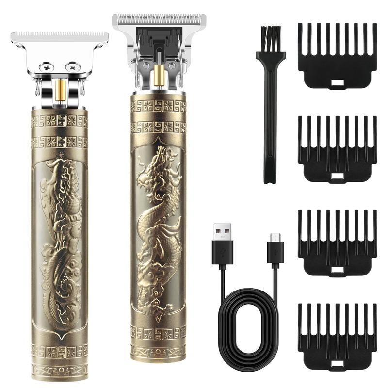 Professional Trimmer Hair Clippers, Cordless Barber Shaving Machine, USB Chargeable Beard Trimmer Beard Shaver for Men Father'S Day Gifts