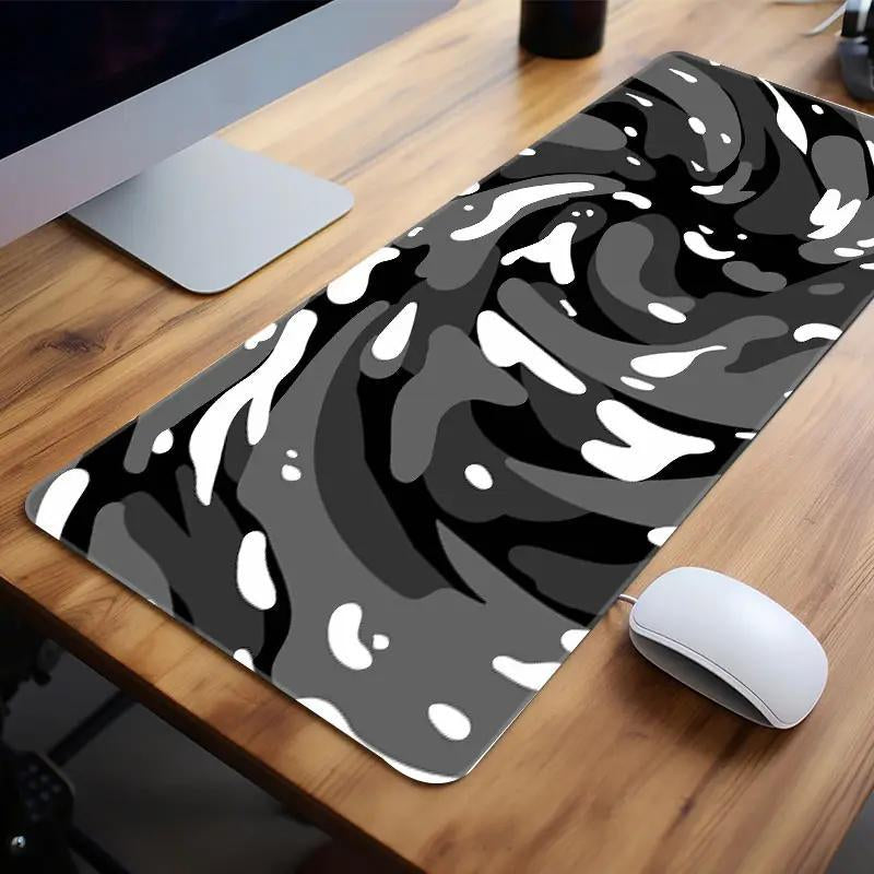 Creative Abstract Fluid Pattern Mouse Pad, Rectangle Gaming Mouse Pad, Office Decorative Mouse Mat for Home Office Desk
