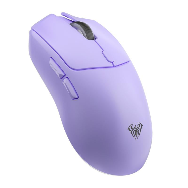 AULA SC580 Wireless Gaming Mouse, Tri-Mode 2.4G/BT5.0/USB-C Gaming Mouse, 10000 DPI Rechargeable Wireless Mouse, Gaming Mouse with 6 Programmable Buttons and Summer Anti-Slip Stickers, Office Desktop Laptop PC Accessories