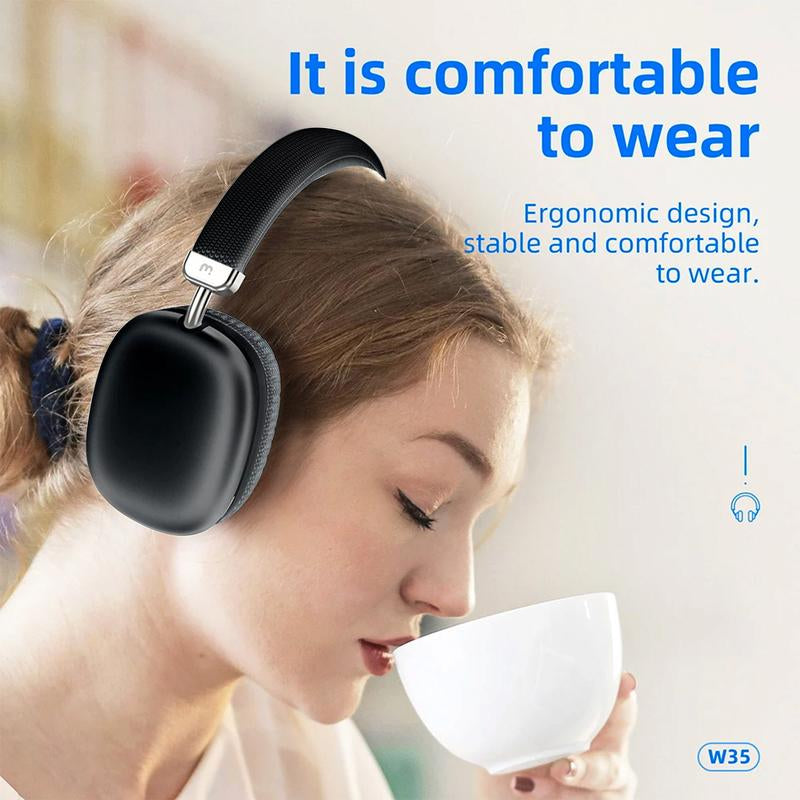 Mybat Pro Epiphany Bluetooth Headset, Wireless Headphones with Built-In Microphone with Elegant Design, Gaming Headset for Phones, Computers, MP3